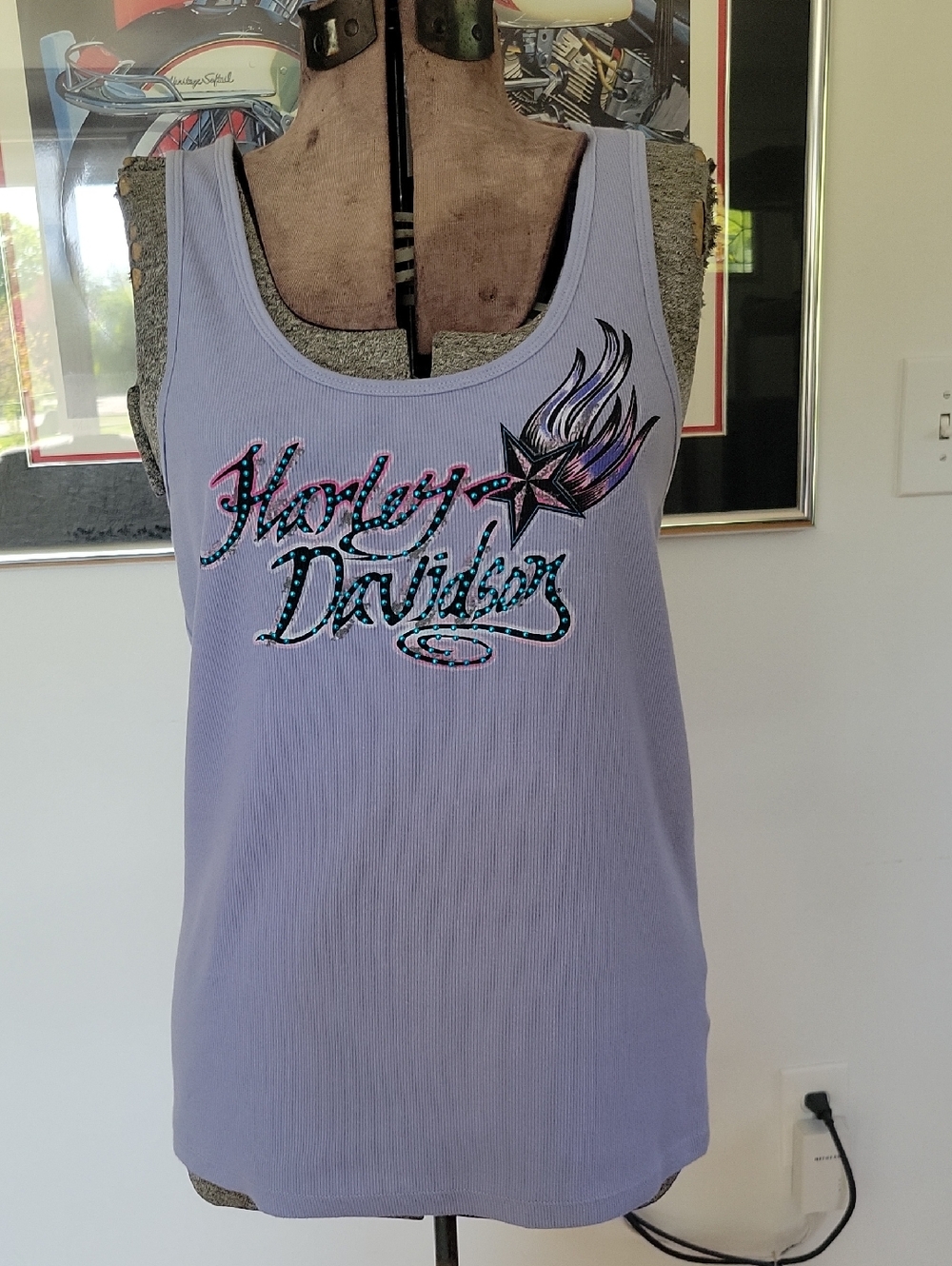Harley-Davidson Top XL  Purple
